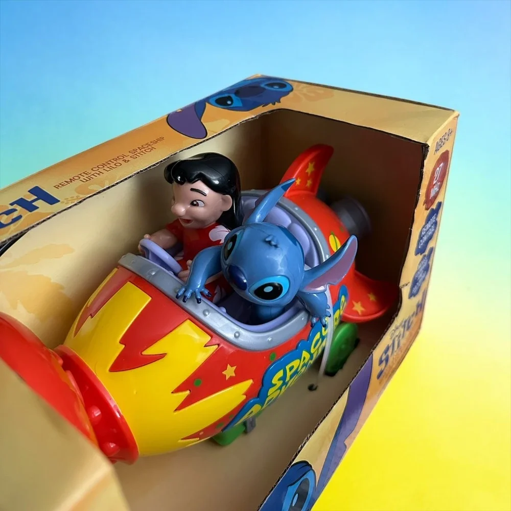 NEW IN BOX Disney Stitch Space Adventure w/Lilo Stitch Remote Control Spaceship